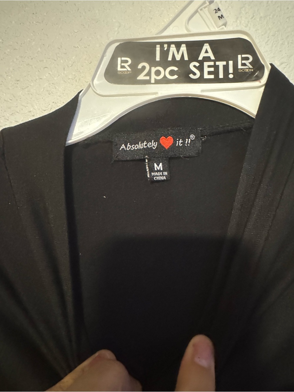 Absolutely Black Women's Open Front Jacket